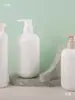 Garrafas Dispensadoras de Shampoo em Estoque de Fábrica 200/260/300/500ml, Garrafas com Bomba de Gel de Banho Brancas