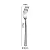 Acero Inoxidable 304 Vajilla Occidental Cuchillo, Tenedor, Cuchara de Estilo Romano, Cuchara de Servir, Espátula para Pasteles, Cuchillo para Mantequilla, Utensilios de Servicio para Restaurante
