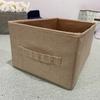 Caja de Almacenamiento Plegable sin Tapa de Tela no Tejida, Caja de Supermercado, Caja para Guardar Juguetes, Caja Doméstica Calada para Ropa de Armario