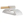 Colgador de cuello corto Lyu Pintian para boca encoge el cuello para ahorrar espacio guardarropa colgante doméstico sin marca anti-hombro antideslizante secado soporte para ropa grande