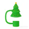 Tampa de silicone para canudo de 10mm, tampa contra poeira, acessórios de vedação, adequada para decoração de tampa de canudo de copo d'água Stanley