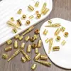50 Piezas de Anillos para Cabello Dreadlock Huecos Amazon Shein Temushein Accesorios para el Cabello Transfronterizos Europeos y Americanos con Diseño de Cruz, Versátiles