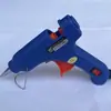 Pistola de Pegamento Caliente Hle20W con Barras de Pegamento Redondas y Planas Herramienta para Manualidades DIY Pistola de Barras de Pegamento de 7mm Pistola de Pegamento