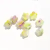 Zhen Tu Super Fada Estilo Antigo Acrílico Lantejoula Resina Flor de Pessegueiro Flor Pequena DIY Brincos de Traje Antigo Grampo de Cabelo Feminino