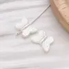 Perla de Imitación ABS Blanco Crudo Lazo Cruzado Estrella de Cinco Puntas Pulsera Hecha a Mano DIY Pendientes Accesorios de Joyería con Cuentas