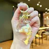 Llavero Creativo Serie Océano Relleno de Aceite Pez Payaso Estrella de Mar Pez Pequeño Colgante de Bolso Decoración de Llavero