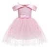 Vestido para Meninas Exportação Roupa Infantil Vestido Vermelho Infantil Frozen Elsa Performance Vestido de Princesa Saia Infantil Saia Tutu