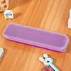 Caixa de Armazenamento Colorida de Plástico para Game Sticks, Caixa de Armazenamento Criativa com Tampa Visível, Caixa de Armazenamento Nostálgica de Palitos Sete Cores para Crianças