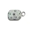 Funda Protectora para Auriculares AirPods de 5ª y 4ª Generación Estilo Coreano Gris Rosa Estrella Adecuada para Auriculares Bluetooth Apple 3ª Generación Pro