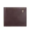 Cartera Casual Transfronteriza para Hombre Piel PU Corta Negocios Retro Multifuncional Nuevo Ultra Delgada Portatarjetas Monedas