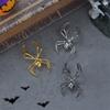 Broche de araña de moda Halloween divertido personalizado aleación brillante accesorios para traje moderno genial insecto decorativo ramillete