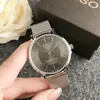 Reloj con Correa de Malla, Esfera Elegante, Estilo de Moda Femenina Moderno, Cuarzo Esfera Grande