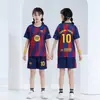 2526 Nueva Temporada Uniforme de Fútbol para Niños Conjunto Jardín de Niños Primaria y Secundaria Estudiante Jersey Compra Grupal No. 7 Ronaldo No. 10 Camiseta