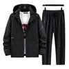 Chaqueta de escalada de montaña, chaqueta de otoño para hombre, traje deportivo de dos piezas para hombre, ropa de Sichuan occidental, chaqueta fina para exteriores para montañismo