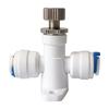 Válvula de bola purificador de agua 2 tuberías Máquina de agua pura RO Control de ajuste de flujo de relación de agua de desecho Interruptor de microajuste de descompresión de flujo de agua