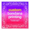 Lenço de Cabeça de Algodão Estampado Personalizado Profissional, Logotipo Personalizado, Imagem Personalizada do Fabricante Original