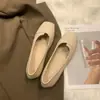 Zapatos de noche de estilo suave para mujer, nuevos mocasines de otoño 2026, zapatos planos casuales de suela blanda sin cordones para mujer