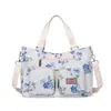 Bolso Cruzado Casual Estampado para Mujer con Múltiples Compartimentos para Almacenamiento, Bolso para Madres de Mediana Edad, Bolso Cruzado para Mujer de Nylon de Gran Capacidad