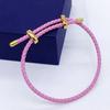 Pulsera de Cuero Trenzado con Hebilla de Ocho Caracteres, Regalo Personalizado para Parejas Más Vendido a Nivel Nacional, Accesorios Ajustables para Mujer, Versátiles Accesorios de Mano