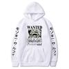 Sudadera con Capucha de Anime Japonés para Hombre Mujer Estampado de Cartel de Se Busca
