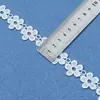Punto nuevo encaje soluble en agua seda de leche bordado flor encaje encaje código de barras pequeño ropa de niños accesorios de boda accesorios