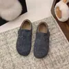 Zapatos de Algodón de Lana para Mujer Otoño e Invierno 2025 con Forro Polar, Zapatos Cálidos Grises de Piel Sintética, Zapatos Birkenstock sin Cordones, Zapatos Cómodos con Aumento de Altura Interior