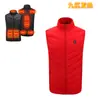 Chaleco Térmico Transfronterizo para Zonas 2, 4 y 9, Chaleco Térmico Inteligente con Carga USB, Ropa Térmica para Hombre con Calentamiento a Temperatura Constante