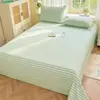2026 Nuevo Estilo Ins Crema Jacquard Lavado Clase A Doble Capa Gasa Juego de Ropa de Cama de Tres Piezas para Hogar Estudiante