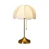 Lámpara de Mesa Estilo Americano Transfronteriza para Sala de Estar y Dormitorio, Lámpara de Mesita de Noche de Lujo de Gama Alta, Lámpara de Mesita de Noche Moderna Retro de Lujo para el Hogar