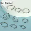 Mais Vendido na Amazon F136 Titânio Argola de Nariz Argola de Lábio 20g Barra Fina Modelo Básico Stud de Nariz em C Venda Direta do Fabricante em Estoque 1 Peça