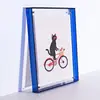 Porta-Retrato Transparente Simples de Acrílico para Mesa, Pendurar na Parede Estilo Ins, Arte com Flores Secas, Moldura para Quebra-Cabeças, Porta-Retrato
