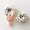 Nuevo Taladro de Uñas Montículo Terminado Corazón Torcido Cuadrado Amor Cuadrado Gordo Taladro Hacha Super Brillante Lujo Versátil Taladro de Cristal