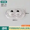 Ruedas Planas para Muebles de 1.5 Pulgadas con Ruedas de Rosca de Plástico, Ruedas para Mesa de Café, Ruedas para Sofá, Deslizadores para Mesa de Noche