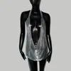 Amazon Vestido Sexy de Espalda Descubierta con Tirantes Finos Estilo Europeo y Americano Transfronterizo Brillante Ajustado Vestido de Fiesta Chica Caliente Mini Vestido de Espalda Descubierta