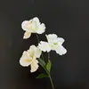 3 Flores de Iris Artificiales de Alicia para Decoración en Sala de Estar, Comedor, Dormitorio, Escritorio y Uso Comercial