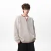 Suéter Falso de Dos Piezas Estilo Americano con Cuello en V para Hombre, Tejido de Punto con Diseño Color-Blocking de Alta Calle para Primavera, Marca de Moda, Ropa Interior Casual Estilo Perezoso