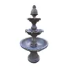 Fuente de agua corriente estilo europeo, patio jardín exterior, estanque de peces, elemento acuático, decoración de paisaje, adorno de boda, pozo de los deseos