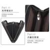 Bolsa Clutch Personalizada Transfronteiriça de Couro Macio Carteira Longa Masculina Zíper Negócios Zíper Bolsa para Celular Masculina e Feminina Bolsa Acordeão