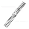 Adecuado para Correa de Reloj Apple iWatch/Se Samsung Huawei Correa de Reloj Apple Acero Inoxidable Sólido Correa de Reloj de Tres Eslabones