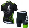 Ropa de Ciclismo Cross-Border Fox de Manga Corta y Shorts Traje de Ciclismo de Carretera de Montaña Verano Hombres Moldeador de Cuerpo Secado Rápido