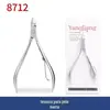 Tesoura de cutícula em aço inoxidável 8711 borda de manicure tesouras de beleza farpadas remoção de cutícula manicure pinça de cutícula oblíqua
