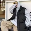Chaleco de algodón al por mayor transfronterizo para hombre de otoño e invierno marca de moda talla grande con forro de terciopelo chaleco cálido chaleco sin mangas chaqueta estilo nuevo