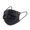 Máscaras descartáveis de três camadas não tecidas para atacado, respiráveis, filtrantes e à prova de poeira, para uso diário de adultos, disponíveis em pacotes de 10