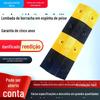 FONTE Fábrica espinha de peixe borracha e plástico lombada estrada Desaceleração da estrada Posto de gasolina Gong comunidade lombada borracha e plástico