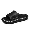 Sandálias Masculinas de Tamanho Grande para o Verão, com Solado Grosso, Chinelos Masculinos Personalizados e Modernos para Casa, Antiderrapantes, Chinelos para Banheiro