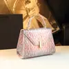 2026 Nuevo Exquisito Bolso Cruzado de Hombro con Patrón de Cocodrilo, Bolso Original de Cuero Genuino para Mujer, Bolso de Mano de Lujo de Gama Alta, Artículo Más Vendido