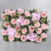Decoración de Pared de Flores, Arreglos Florales, Flores de Rosa para Bodas, Plantas Verdes, Césped Artificial, Pasto Falso, Césped Artificial