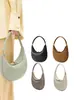 [Em Estoque] Yamashita Song Song Song Bolsa Lua Crescente Bolsa Crescente Média Bolsa de Ombro Única Bolsa de Axila Bolsa Transversal