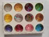 Lentejuelas para uñas 12 colores brillo accesorios para uñas celebridad de internet pegatinas para maquillaje de ojos traje de material hecho a mano epoxy DIY
