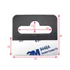 Gancho para Furo de Avião em PVC Transparente Gancho de Ponto de Interrogação em PP Preto Fosco Caixa de Embalagem com Furo Triangular Gancho Invisível para Pet